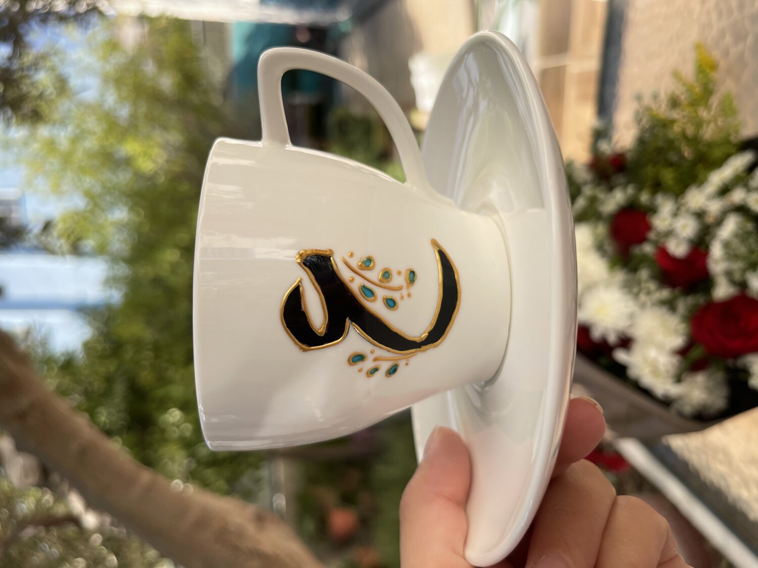 كوب بورسلان (مج) مع تخصيص اسم 