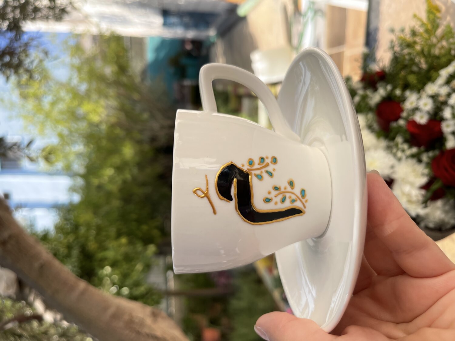 كوب بورسلان (مج) مع تخصيص اسم 